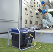 インバータ発電機なので、パソコンや精密機器にも使えます